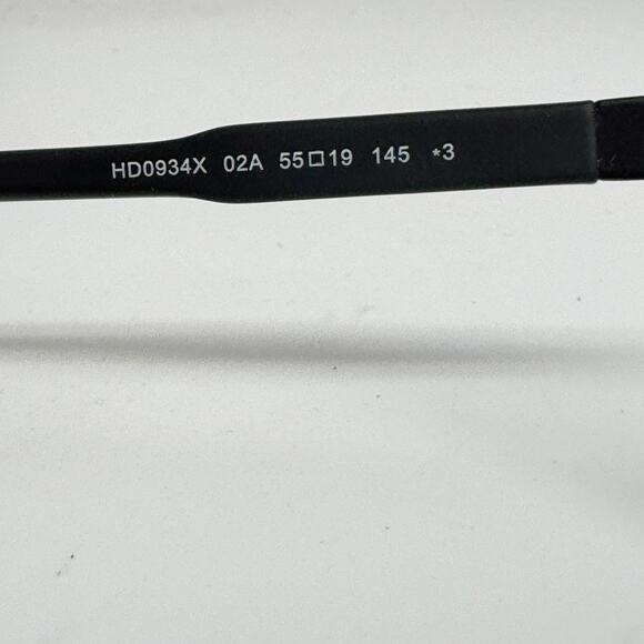 Harley Davidson HD0934X 02A Matte Black Wide Plastic Sunglasses 55-19-145 H19096 - Picture 5 of 9